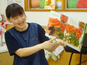 夏野菜に触れてみよう！(虹組)