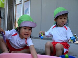 楽しい水遊び🎵　（花組）
