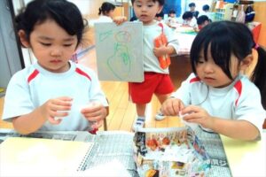 かき氷作り💕(虹組)