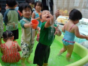 プール遊び、楽しかったね⭐(虹組)